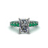 4Ct Radiant Cut Diamond Engagement Ring - Serenity No. 18 image 2