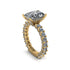 4Ct Radiant Cut Diamond Engagement Ring - Serenity No. 1 image 9