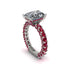 4Ct Radiant Cut Diamond Engagement Ring - Serenity No. 48 image 3