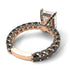 4Ct Radiant Cut Diamond Engagement Ring - Serenity No. 32 image 4