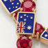Ruby Tennis Bracelet with Australia Flag no. 10 image 3