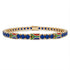 Sapphire Tennis Bracelet with South Africa Flag no. 13 image 1