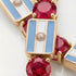 Ruby Tennis Bracelet with Argentina Flag no. 10 image 3