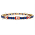 Sapphire Tennis Bracelet with Canada Flag no. 13 image 1