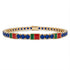 Sapphire Tennis Bracelet with Portugal Flag no. 13 image 1