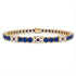 Sapphire Tennis Bracelet with South Korea Flag no. 13 image 1