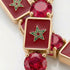 Ruby Tennis Bracelet with Morocco Flag no. 10 image 3