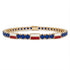Sapphire Tennis Bracelet with Poland Flag no. 13 image 1