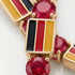 Ruby Tennis Bracelet with Germany Flag no. 10 image 3