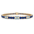 Sapphire Tennis Bracelet with Argentina Flag no. 13 image 1