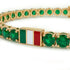 Emerald Tennis Bracelet with Mexico Flag no. 4 image 4