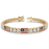 Diamond Tennis Bracelet with United States Flag no. 1 image 4
