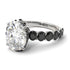 4ct Oval Cut Diamond Engagement Ring - Xena No. 33 image 3
