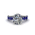 4ct Oval Cut Diamond Engagement Ring - Xena No. 63 image 2