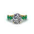 4ct Oval Cut Diamond Engagement Ring - Xena No. 16 image 2