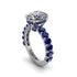 4ct Oval Cut Diamond Engagement Ring - Xena No. 63 image 1