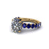 4ct Oval Cut Diamond Engagement Ring - Xena No. 61 image 3