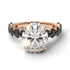 4ct Oval Cut Diamond Engagement Ring - Xena No. 32 image 2
