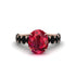 4ct Oval Cut Ruby Engagement Ring - Xena No. 41 image 2
