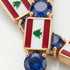 Sapphire Tennis Bracelet with Lebanon Flag no. 13 image 4