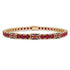 Ruby Tennis Bracelet with United Kingdom Flag no. 10 image 1