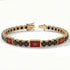 Black Diamond Tennis Bracelet with Morocco Flag no. 7 image 2