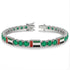 Emerald Tennis Bracelet with United Arab Emirates Flag no. 6 image 3