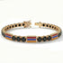 Black Diamond Tennis Bracelet with Armenia Flag no. 7 image 2