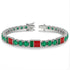 Emerald Tennis Bracelet with Portugal Flag no. 6 image 2