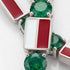 Emerald Tennis Bracelet with Poland Flag no. 6 image 3