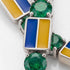 Emerald Tennis Bracelet with Ukraine Flag no. 6 image 3