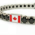 Black Diamond Tennis Bracelet with Canada Flag no. 9 image 3
