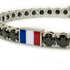Black Diamond Tennis Bracelet with France Flag no. 9 image 4