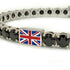 Black Diamond Tennis Bracelet with United Kingdom Flag no. 9 image 4