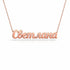 Светлана name necklace in solid 14K Rose Gold, handmade in Los Angeles