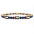 Sapphire Tennis Bracelet with United Arab Emirates Flag no. 13 image 1