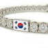 Diamond Tennis Bracelet with South Korea Flag no. 3 image 4