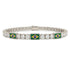 Diamond Tennis Bracelet with Brazil Flag no. 3 image 1