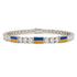 Diamond Tennis Bracelet with Ukraine Flag no. 3 image 1