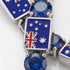 Sapphire Tennis Bracelet with Australia Flag no. 15 image 3