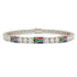 Diamond Tennis Bracelet with South Africa Flag no. 3 image 1