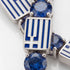 Sapphire Tennis Bracelet with Greece Flag no. 15 image 3