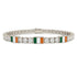 Diamond Tennis Bracelet with Ireland Flag no. 3 image 1