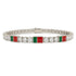 Diamond Tennis Bracelet with Portugal Flag no. 3 image 1