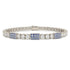 Diamond Tennis Bracelet with Greece Flag no. 3 image 1