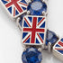 Sapphire Tennis Bracelet with United Kingdom Flag no. 15 image 3