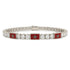 Diamond Tennis Bracelet with Morocco Flag no. 3 image 1