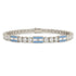 Diamond Tennis Bracelet with Argentina Flag no. 3 image 1