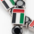 Black Diamond Tennis Bracelet with United Arab Emirates Flag no. 9 image 4