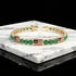 Emerald Tennis Bracelet with United States Flag no. 4 image 6